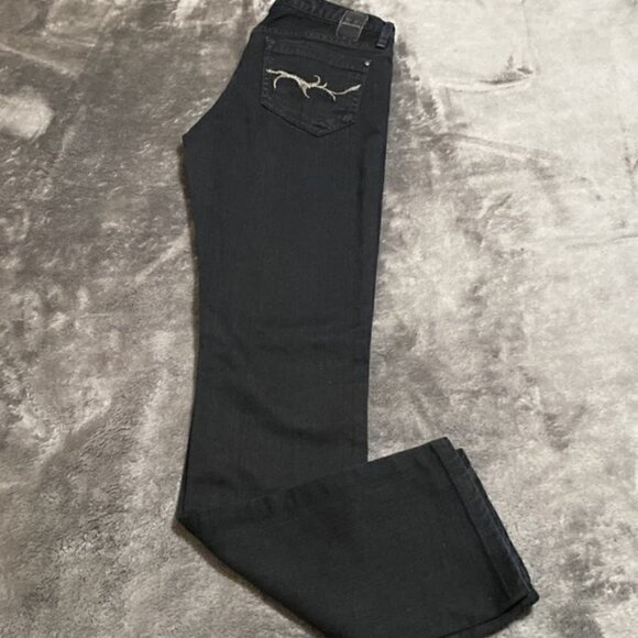 Goldsign Misfit Black Skinny Jeans Size 28 - Picture 4 of 13
